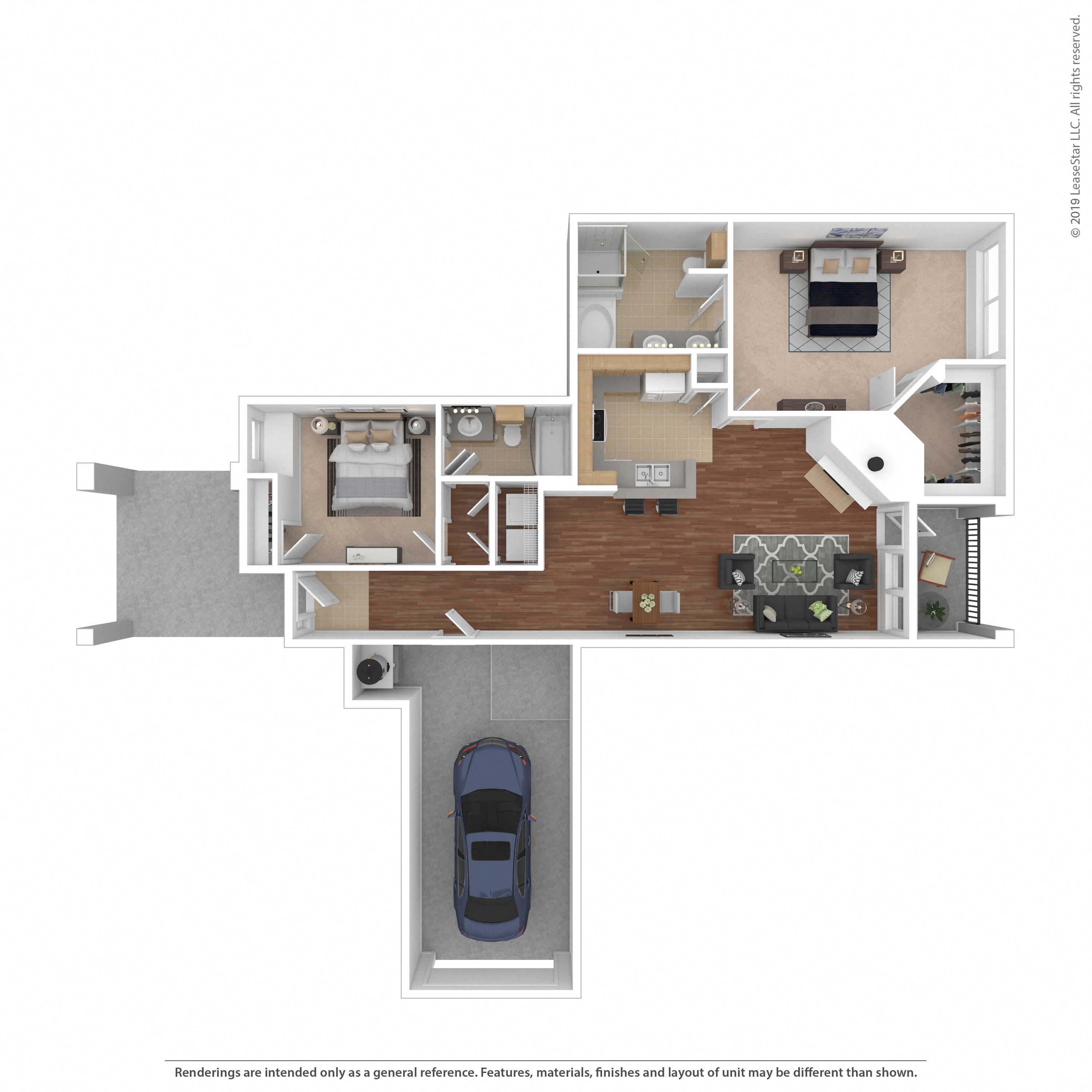 2B floor plan